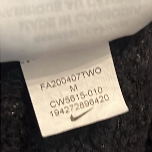 Nike SB Icon Pullover Skateboarding Hoodie Mens Size M Black White CW5615-010 - Picture 9 of 9